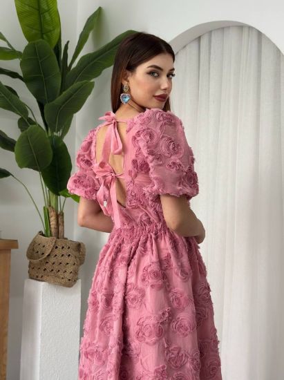 Wear Sırt Bağlama Detaylı Elbise resmi